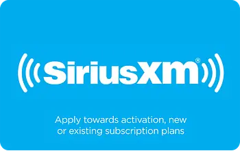SiriusXM Radio Gift Card