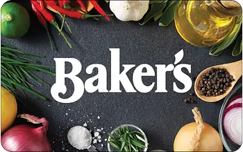 Baker's Gift Card